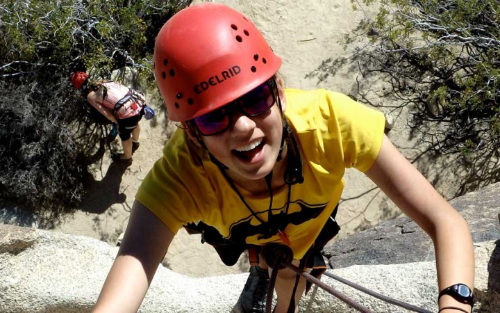 joshua tree rock climbing for teens